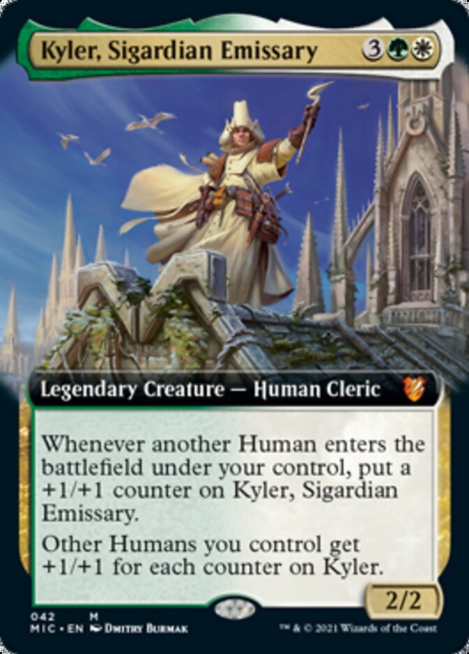 Kyler, Sigardian Emissary (Extended) [Innistrad: Midnight Hunt Commander] (MIC 42)