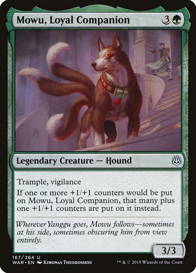 Mowu, Loyal Companion [War of the Spark] (WAR 167)