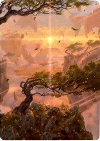 Windswept Heath Art Card [Zendikar Rising Art Series] (AZNR 30)