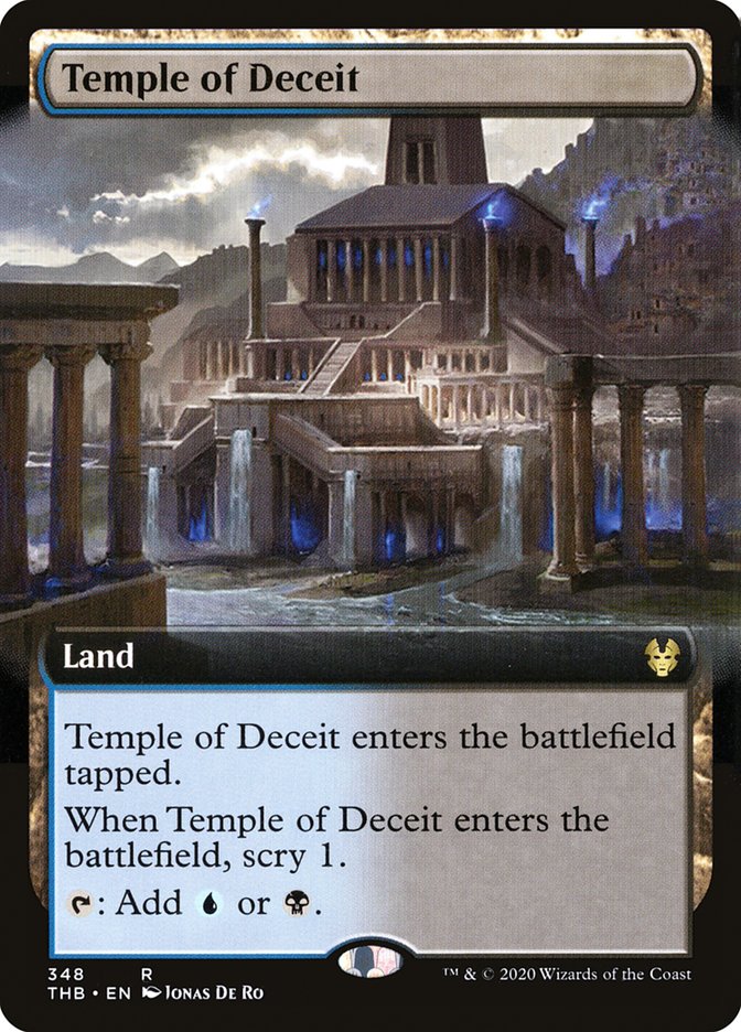 Temple of Deceit (Extended Art) [Theros Beyond Death] (THB 348)