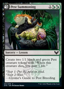 Pest Summoning [Strixhaven: School of Mages] (STX 211)