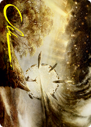 Harness Infinity Art Card (Gold-Stamped Signature) [Strixhaven: School of Mages Art Series] (ASTX 27)