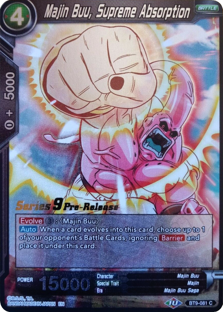 Majin Buu, Supreme Absorption [BT9-081]