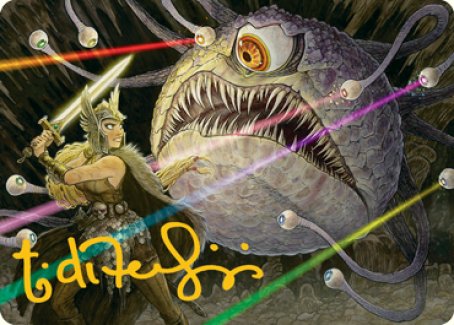Hive of the Eye Tyrant Art Card (Gold-Stamped Signature) [Dungeons & Dragons: Adventures in the Forgotten Realms Art Series] (AAFR 53)