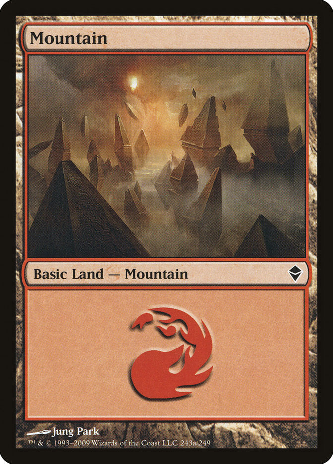 Mountain (#243a) [Zendikar] (ZEN 243A)