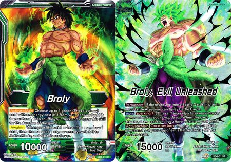 Broly // Broly, Evil Unleashed (Starter Deck Exclusive) [SD8-01]