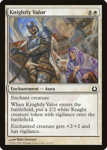 Knightly Valor [Return to Ravnica] (RTR 13)