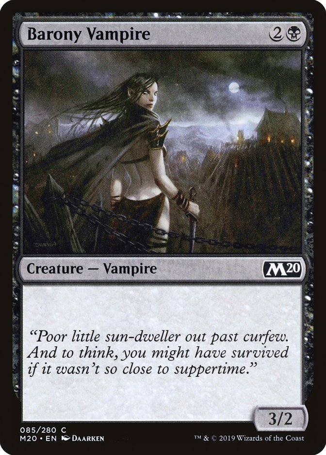 Barony Vampire [Core Set 2020] (M20 85)