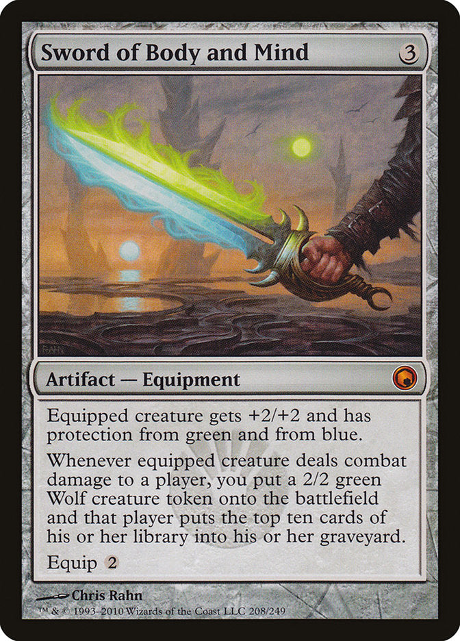 Sword of Body and Mind [Scars of Mirrodin] (SOM 208)