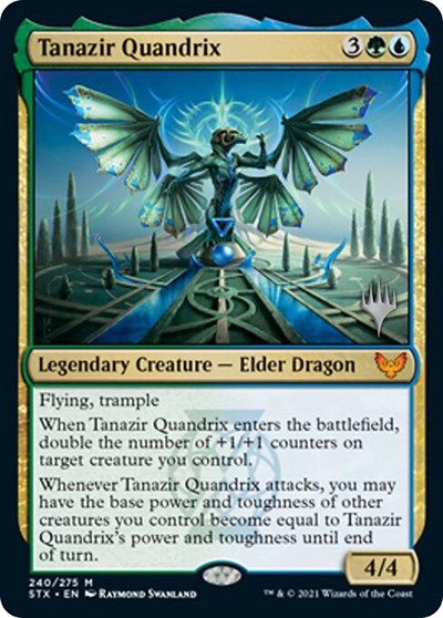 Tanazir Quandrix (Promo Pack) [Strixhaven: School of Mages Promos] (PSTX 240)