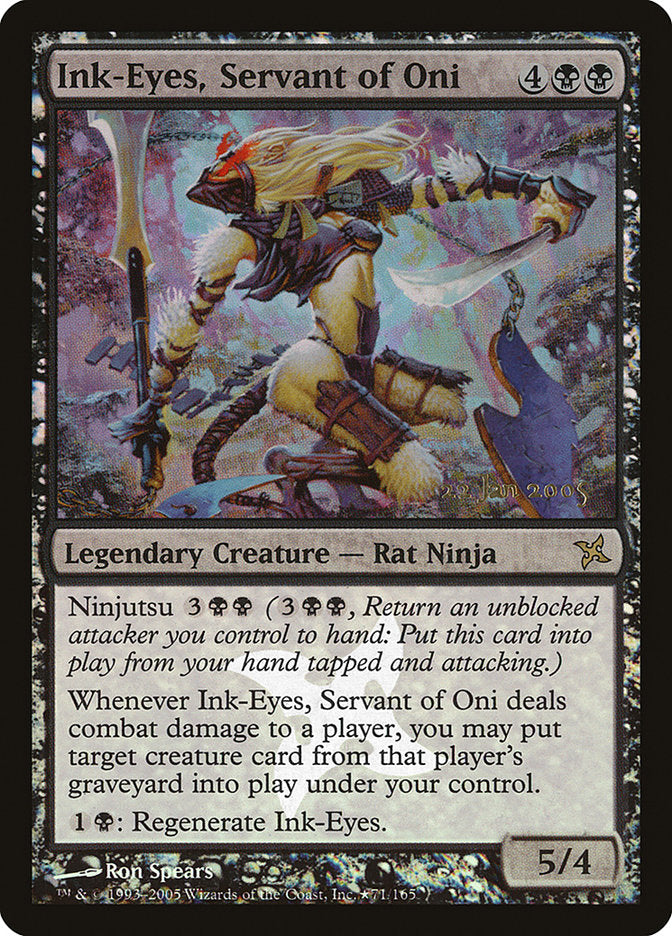 Ink-Eyes, Servant of Oni [Betrayers of Kamigawa Promos] (PPRE 71)