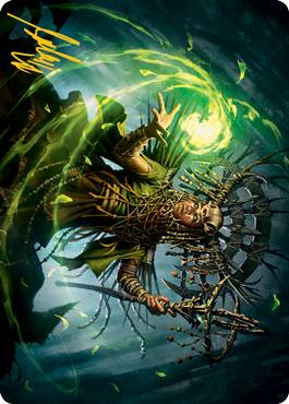 Katilda, Dawnhart Prime Art Card (Gold-Stamped Signature) [Innistrad: Midnight Hunt Art Series] (AMID 62)