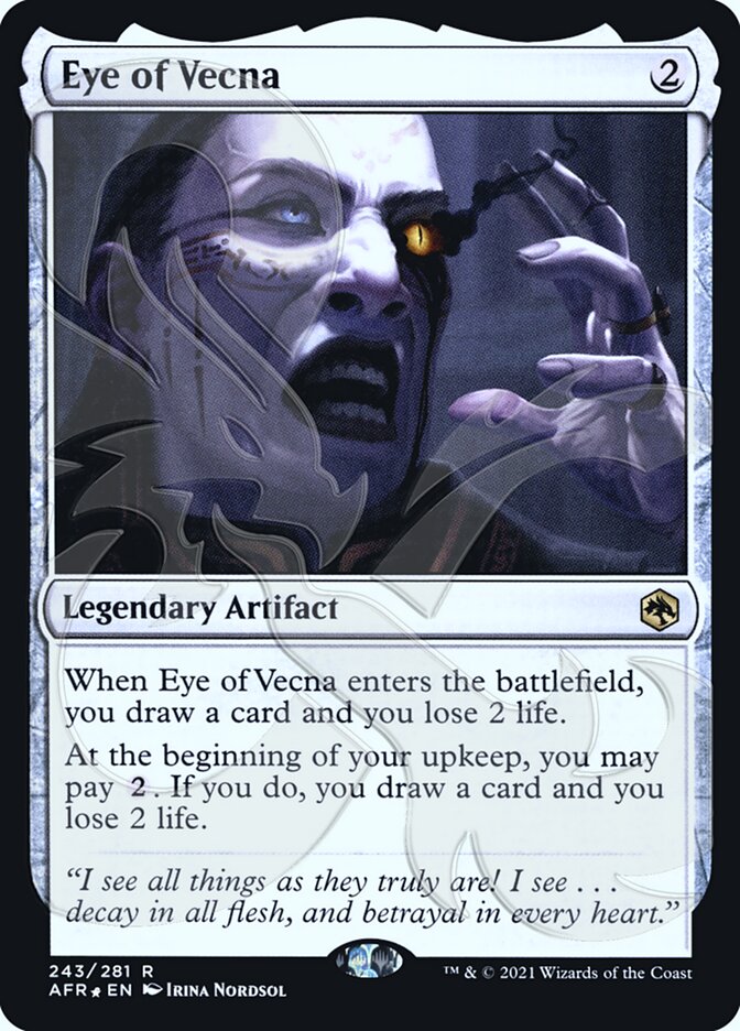 Eye of Vecna (Ampersand Promo) [Dungeons & Dragons: Adventures in the Forgotten Realms Promos] (PAFR 243A)