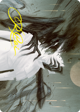 Parasitic Grasp Art Card (Gold-Stamped Signature) [Innistrad: Crimson Vow Art Series] (AVOW 36)