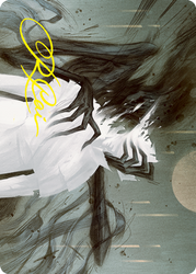 Parasitic Grasp Art Card (Gold-Stamped Signature) [Innistrad: Crimson Vow Art Series] (AVOW 36)