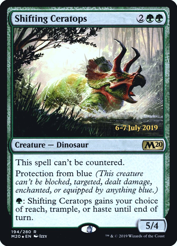 Shifting Ceratops  [Core Set 2020 Prerelease Promos] (PM20 194S)