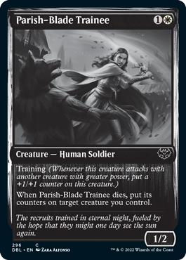 Parish-Blade Trainee [Innistrad: Double Feature] (DBL 296)
