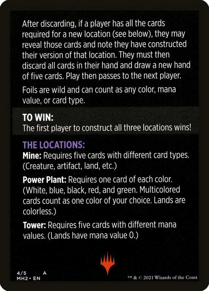 Urza's Blueprints (Magic Minigame) [Modern Horizons 2 Minigame] (MMH2 4)