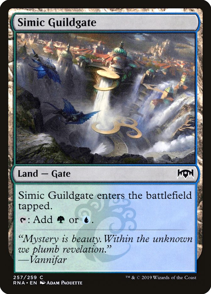 Simic Guildgate (257/259) [Ravnica Allegiance] (RNA 257)