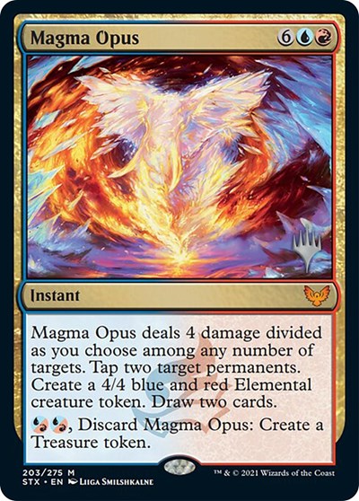 Magma Opus (Promo Pack) [Strixhaven: School of Mages Promos] (PSTX 203)