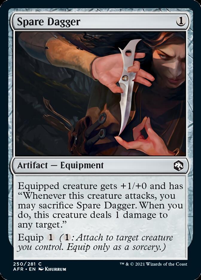 Spare Dagger [Dungeons & Dragons: Adventures in the Forgotten Realms] (AFR 250)
