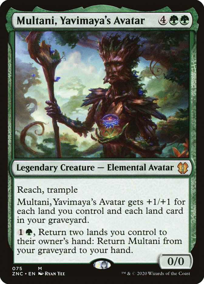 Multani, Yavimaya's Avatar [Zendikar Rising Commander] (ZNC 75)