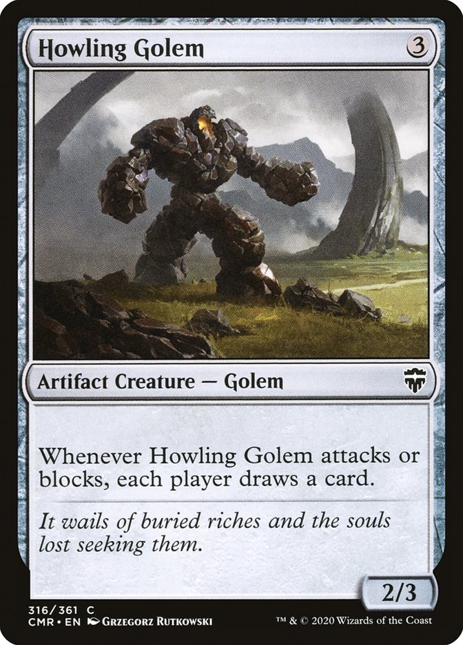 Howling Golem [Commander Legends] (CMR 316)