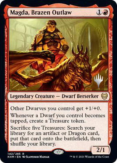Magda, Brazen Outlaw [Kaldheim Promo Pack] (PKHM 142)