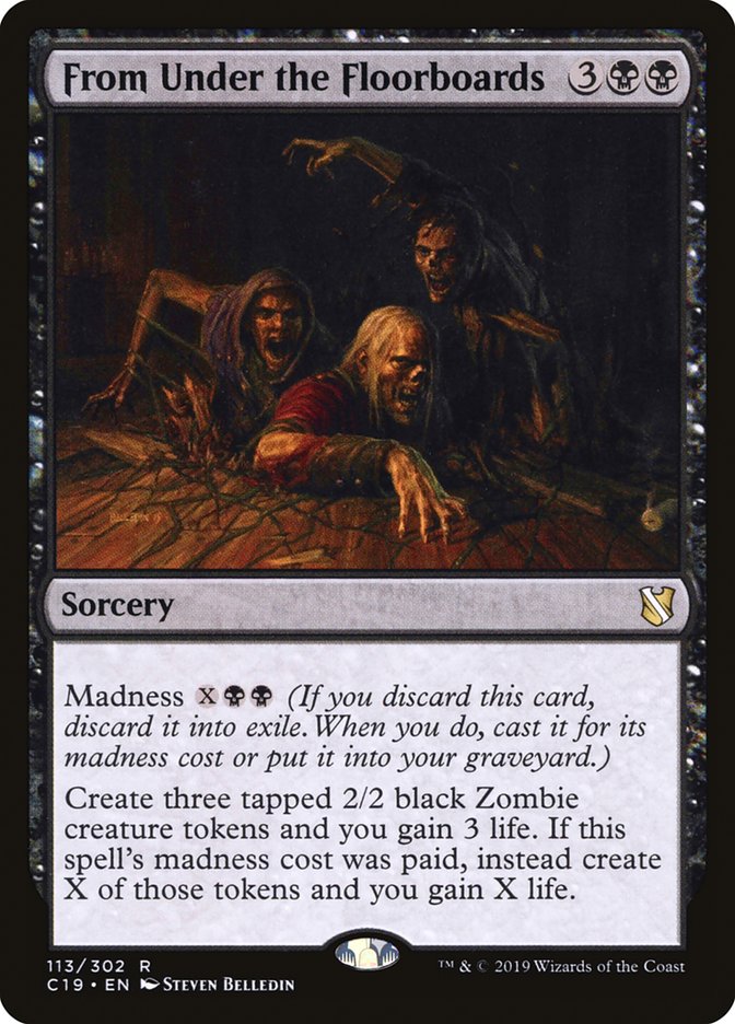 From Under the Floorboards [Commander 2019] (C19 113)