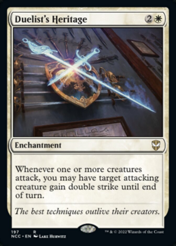 Duelist's Heritage [Streets of New Capenna Commander] (NCC 197)
