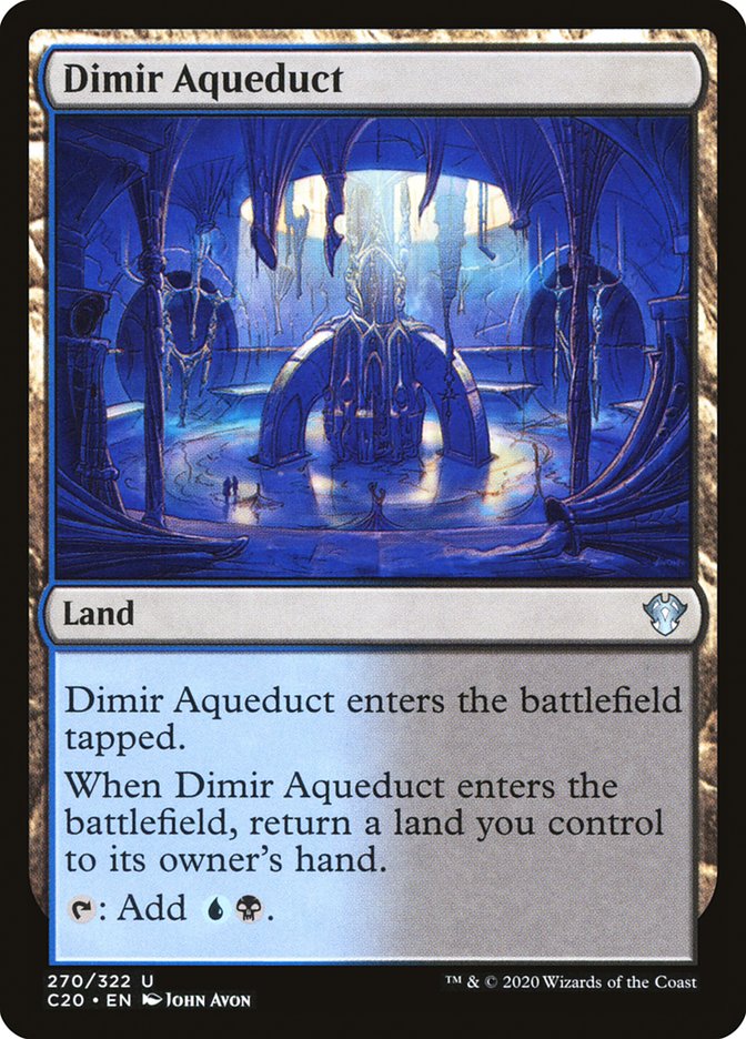 Dimir Aqueduct [Commander 2020] (C20 270)