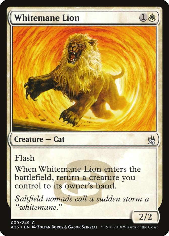 Whitemane Lion [Masters 25] (A25 39)