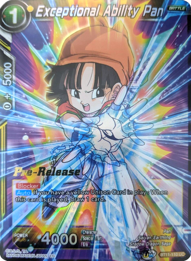 Exceptional Ability Pan [BT11-110]