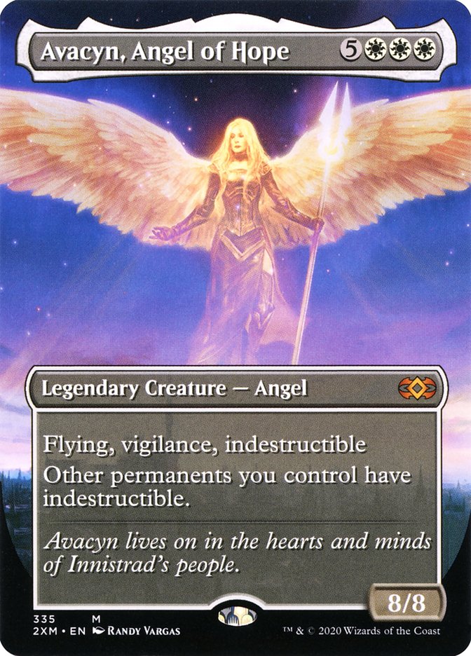 Avacyn, Angel of Hope (Borderless) [Double Masters] (2XM 335)