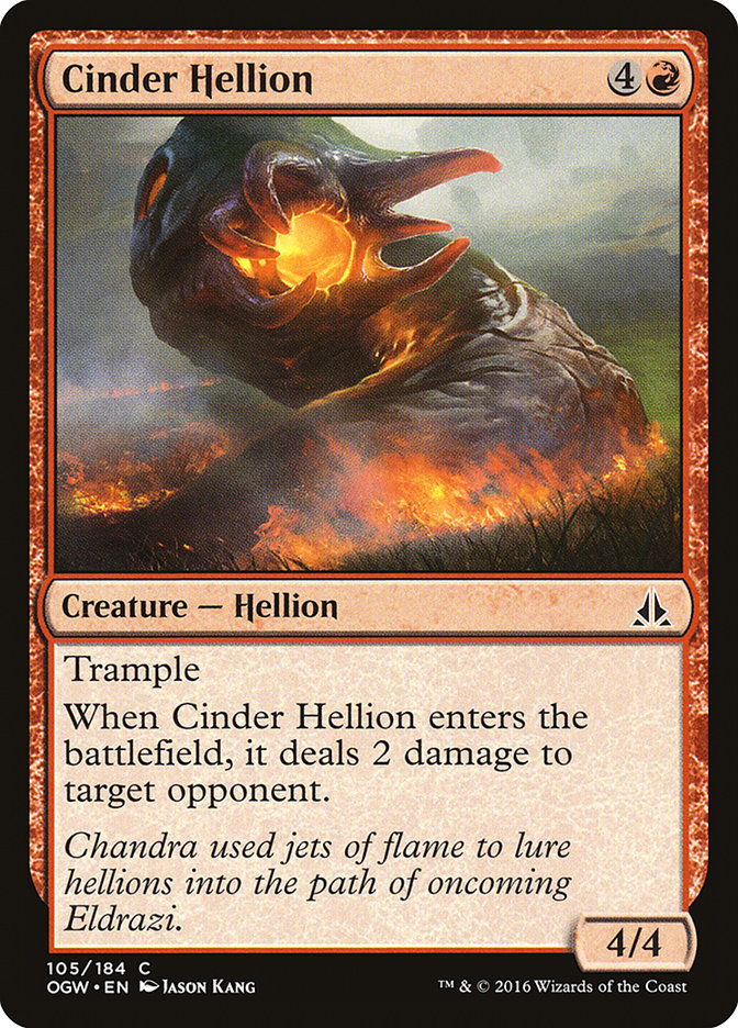 Cinder Hellion [Oath of the Gatewatch] (OGW 105)
