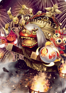 March of Reckless Joy Art Card [Kamigawa: Neon Dynasty Art Series] (ANEO 62)