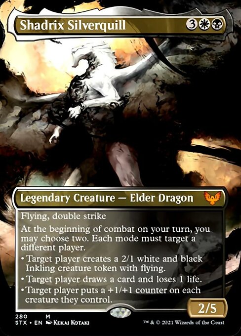 Shadrix Silverquill (Extended) [Strixhaven: School of Mages] (STX 280)