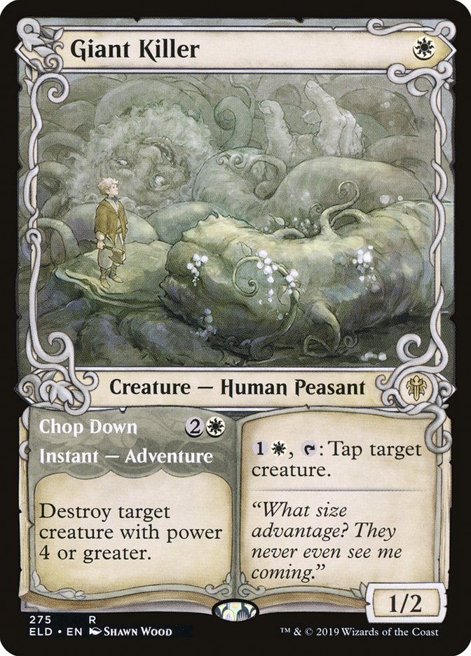 Giant Killer // Chop Down (Showcase) [Throne of Eldraine] (ELD 275)