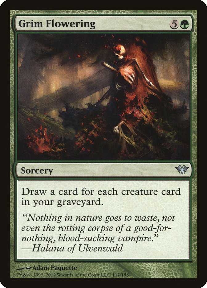 Grim Flowering [Dark Ascension] (DKA 117)