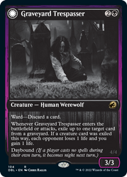 Graveyard Trespasser // Graveyard Glutton [Innistrad: Double Feature] (DBL 104)