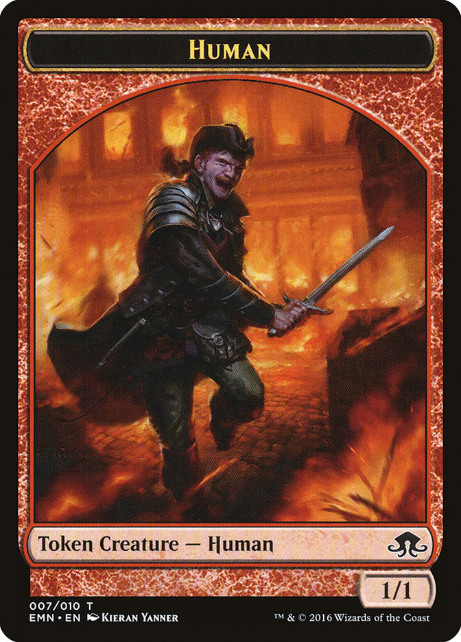 Human [Eldritch Moon Tokens] (TEMN 7)