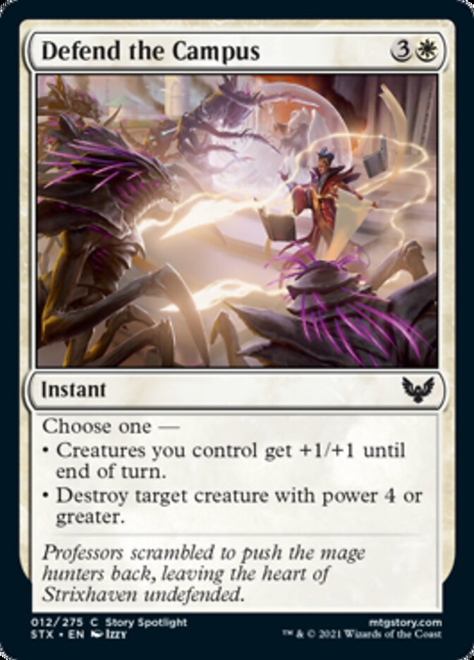 Defend the Campus [Strixhaven: School of Mages] (STX 12)