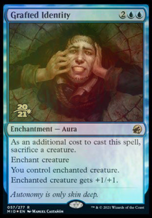 Grafted Identity [Innistrad: Midnight Hunt Prerelease Promos] (PMID 57)
