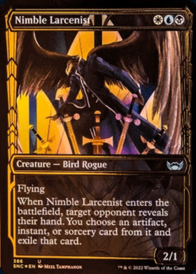 Nimble Larcenist (Showcase Golden Age Gilded Foil) (SNC 386)