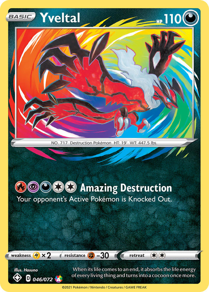 Yveltal (46/72) [Sword & Shield: Shining Fates]
