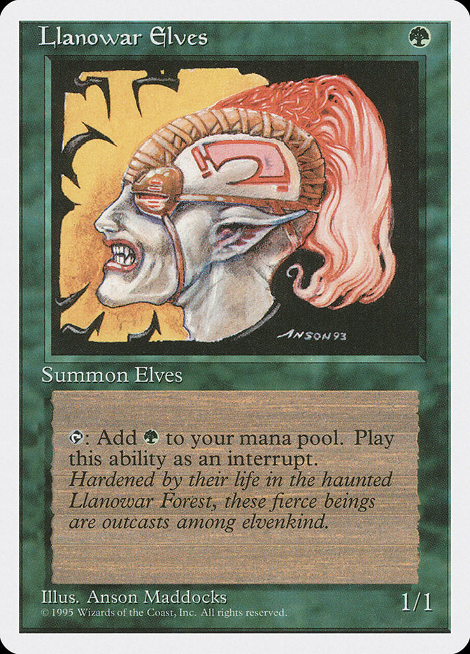 Llanowar Elves [Fourth Edition] (4ED 261)