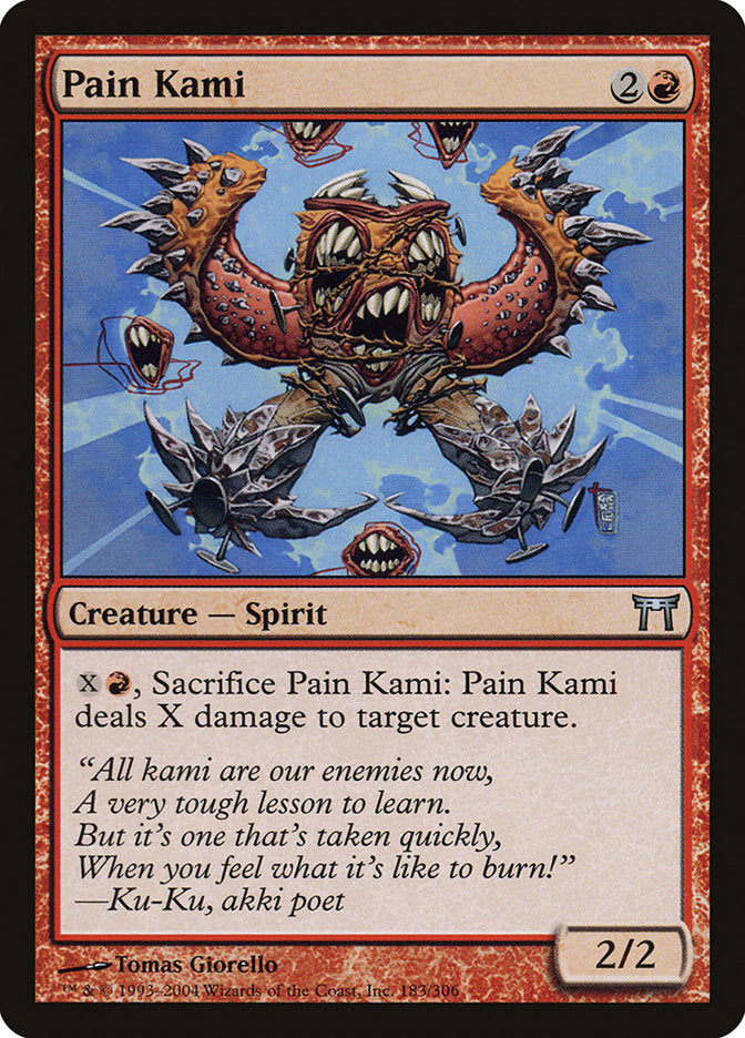 Pain Kami [Champions of Kamigawa] (CHK 183)