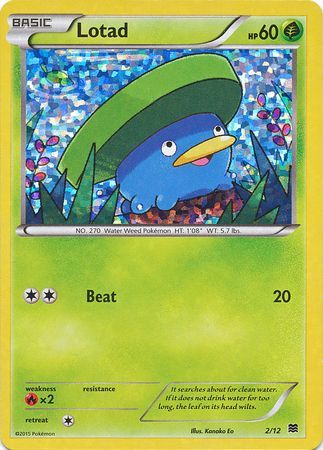Lotad (2/12) [Mcdonald's Promos: 2015 Collection]