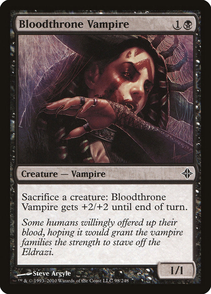 Bloodthrone Vampire [Rise of the Eldrazi] (ROE 98)