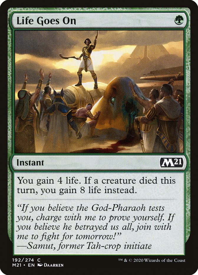 Life Goes On [Core Set 2021] (M21 192)